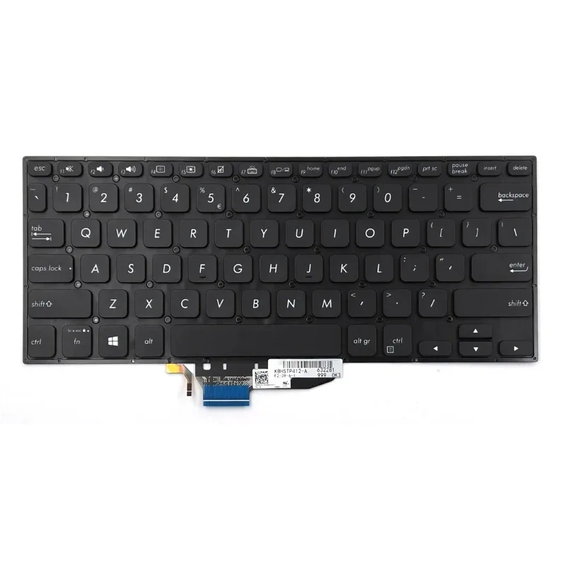 

New For ASUS VivoBook Flip TP412 TP412U TP412UA TP412F TP412FA Laptop Keyboard US Black With Backlit