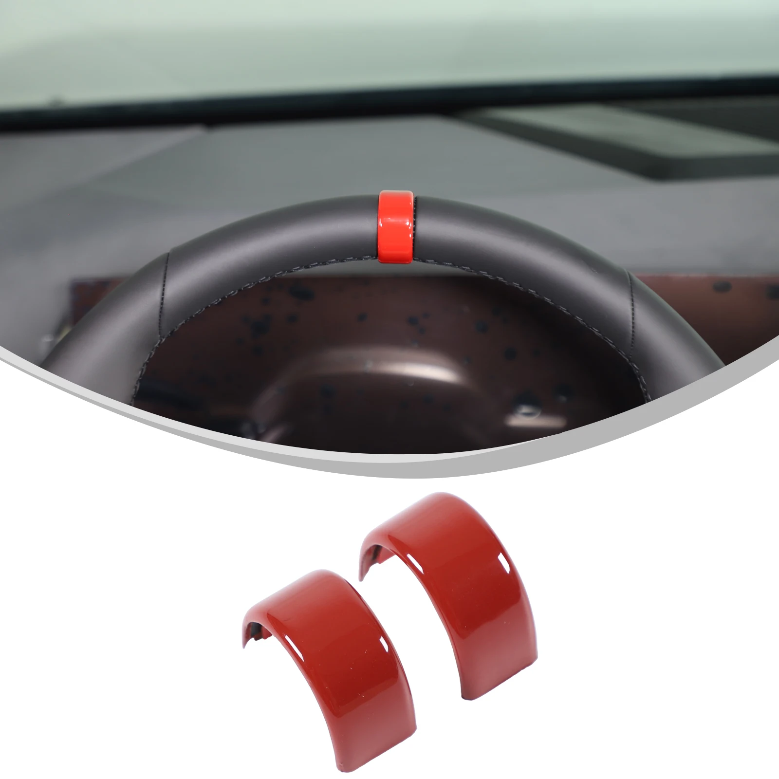 

Car Steering Wheel Top Marker Steering Wheel Center Line Sticker Car Accessories For BMW 5 Series G60 2024-2026 BMW X3 G45 2025