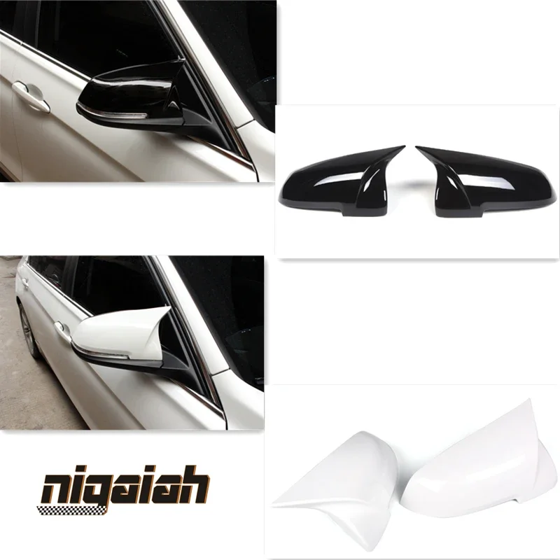 Carbon Fiber Mirror Covers for BMW 5 6 7 Series F10 F11 F18 F07 GT F01 F02 2013-2017 Side Door Mirror Caps Replacement