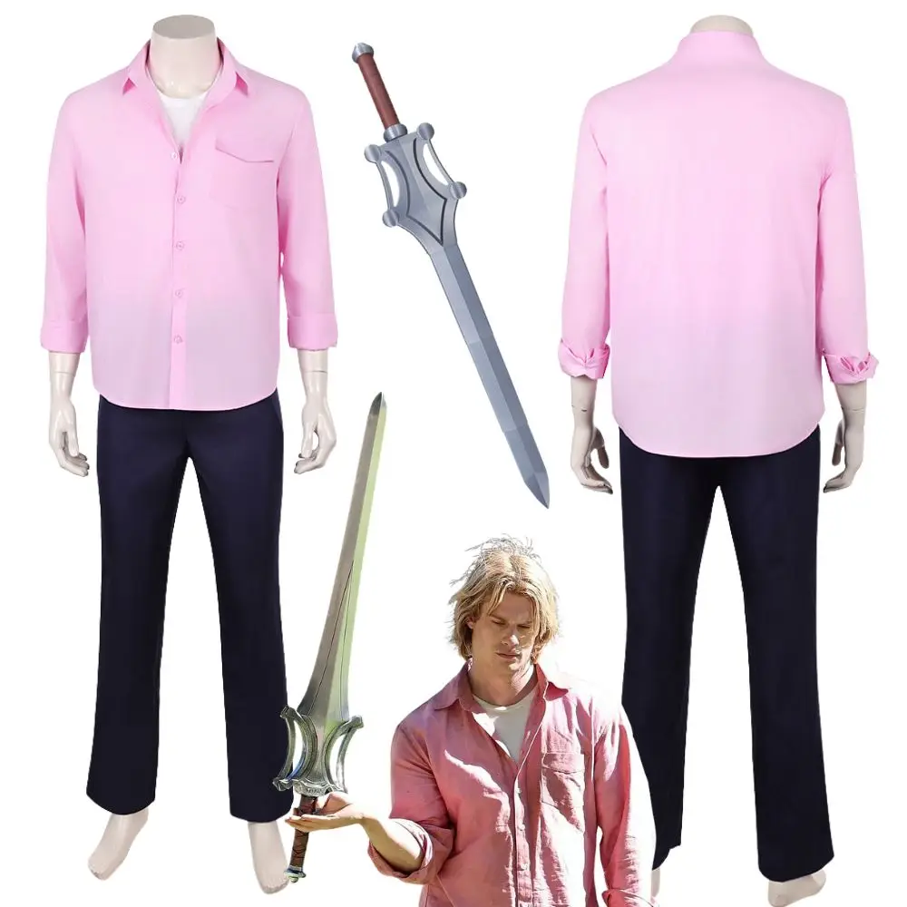 

Fantasia He Man Cosplay Sword Costume for Men 2026 Movie Universe Masters Roleplaying Outfits Halloween Carnival Party Clothes