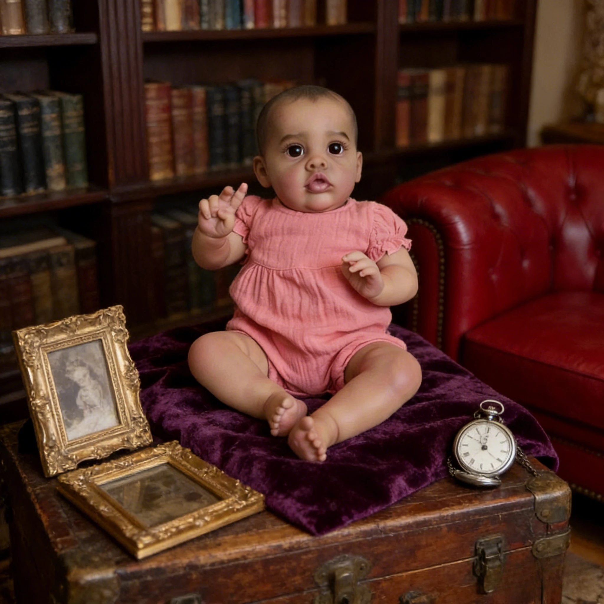 55cm Lifelike Benjamin Reborn Baby Doll - Soft Touch Silicone Feel, Realistic Newborn Doll