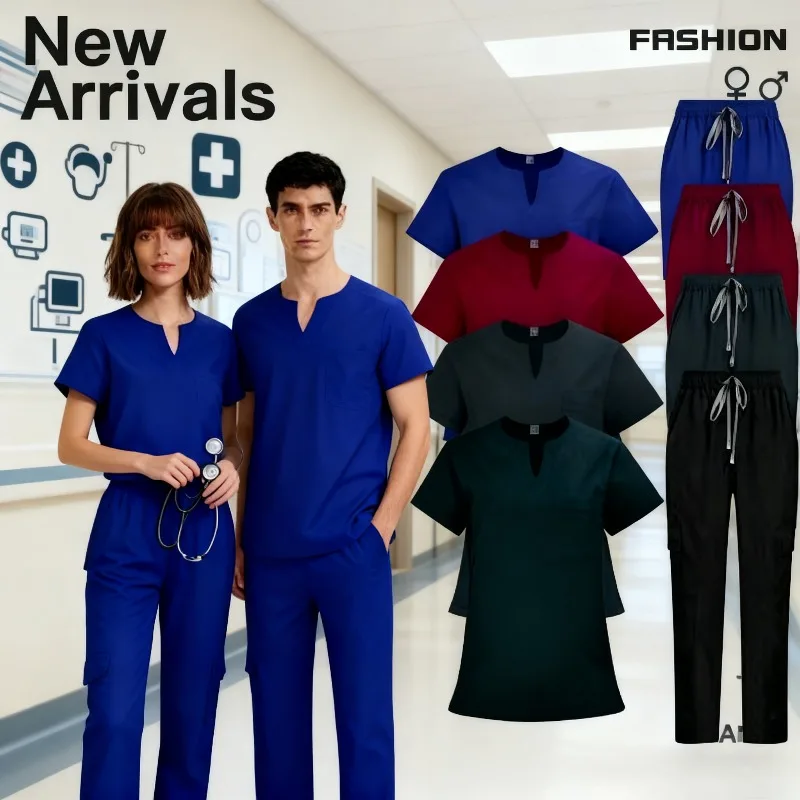 Ensemble de contrôle et de soins de santé pour hommes et femmes, médecin, infirmière, pharmacien, soignant, ensemble d'allaitement, combinaison d'allaitement