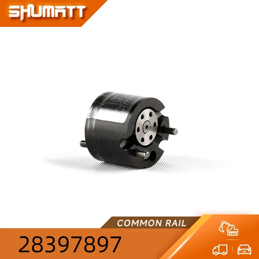 China Made New High Quality 28277576B Injector Control Valve 625C Series Valve Body With Three Grooves Valve Core In Black