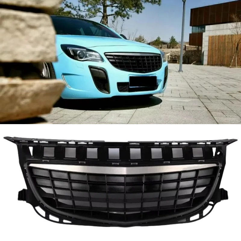 Car Front Bumper Grill for Buick regal opel insignia GS 14-16 modified Mask Net Radiator Grille body kit Car Accessories