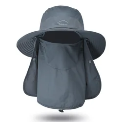 Sombrero de Pesca UPF 50 – Ala ancha con protección de cuello