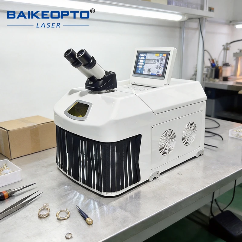 fiber laser spot welding machine 60W desktop portable Jewelry welder machine