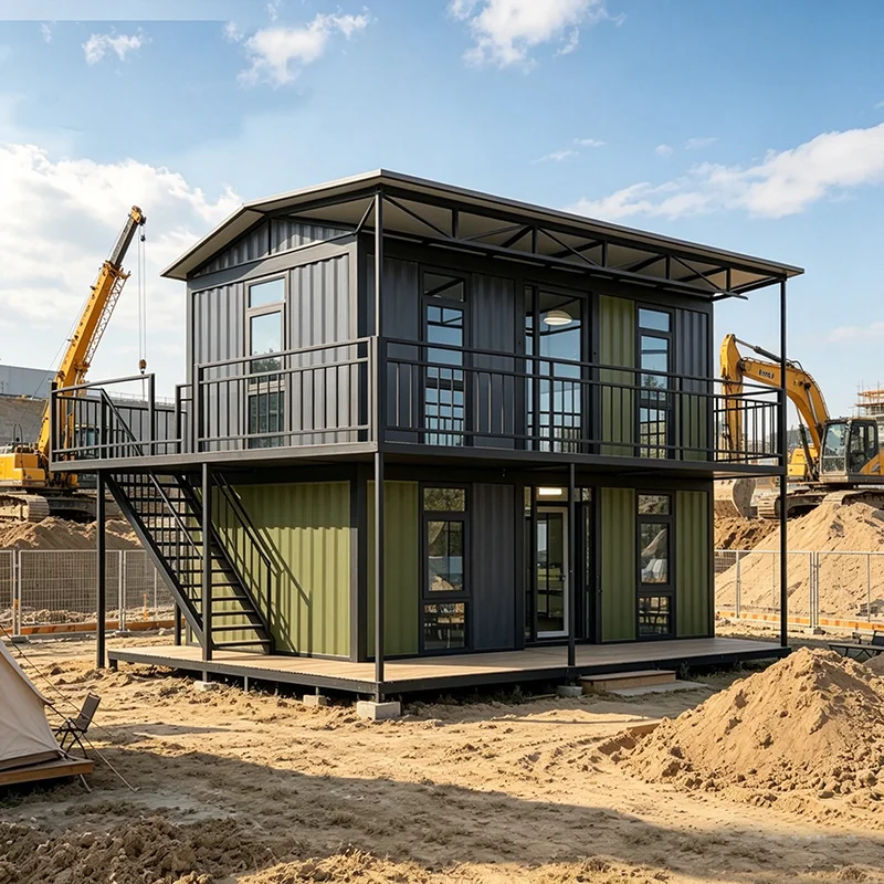 Casa Contenedor Expandible Prefabricada de Construcción Rápida Personalizada de 40 Pies x 20 Pies con Cocina, Casa Prefabricada para Envío, Casas Prefabricadas