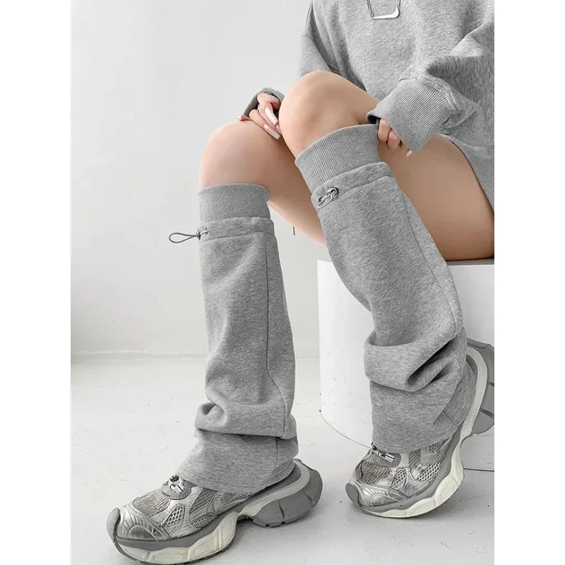 Lolita Long Socks Women Boot Cuffs Harajuku Leg Warmers Warm Foot Cover Cargo Sports Warmer Ladies Autumn Winter Cool Socks