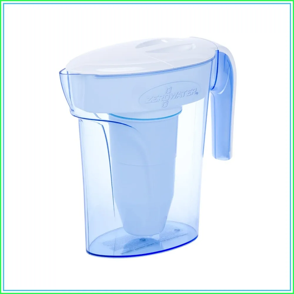 7-Cup 5-Stage Water Filter Pitcher with TDS Meter - Reduces Lead, Chromium, PFOA/PFOS - IAPMO Certified