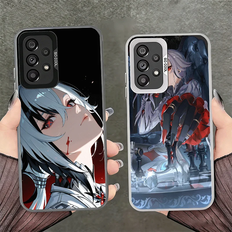 Genshin Impact Arlecchino Soft Phone Case for Samsung A17 A16 A15 A14 A13 A57 A56 A55 A54 A53 A37 A36 A35 A34 A33 A26 A25 A24 A2