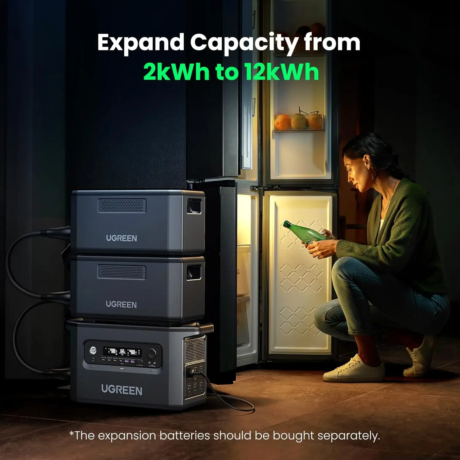 UGREEN Portable Power Station PowerRoam GS2200 2048Wh LiFePO4