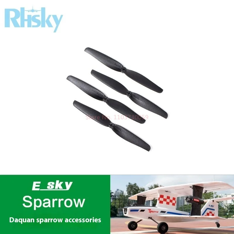 Accessoires pour biplan Esky Sparrow, fusélage, ailes principales, hélices, compartiments pour moteurs, train d'atterrissage, moteurs, supports d'ailes