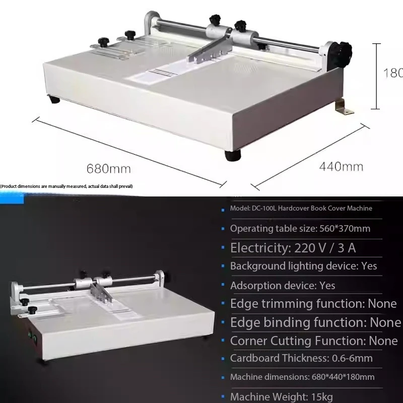 Hardcover Book Case Maker A4 Book Cover Making Machine for Photo Album Menu Brochure Binding view 3