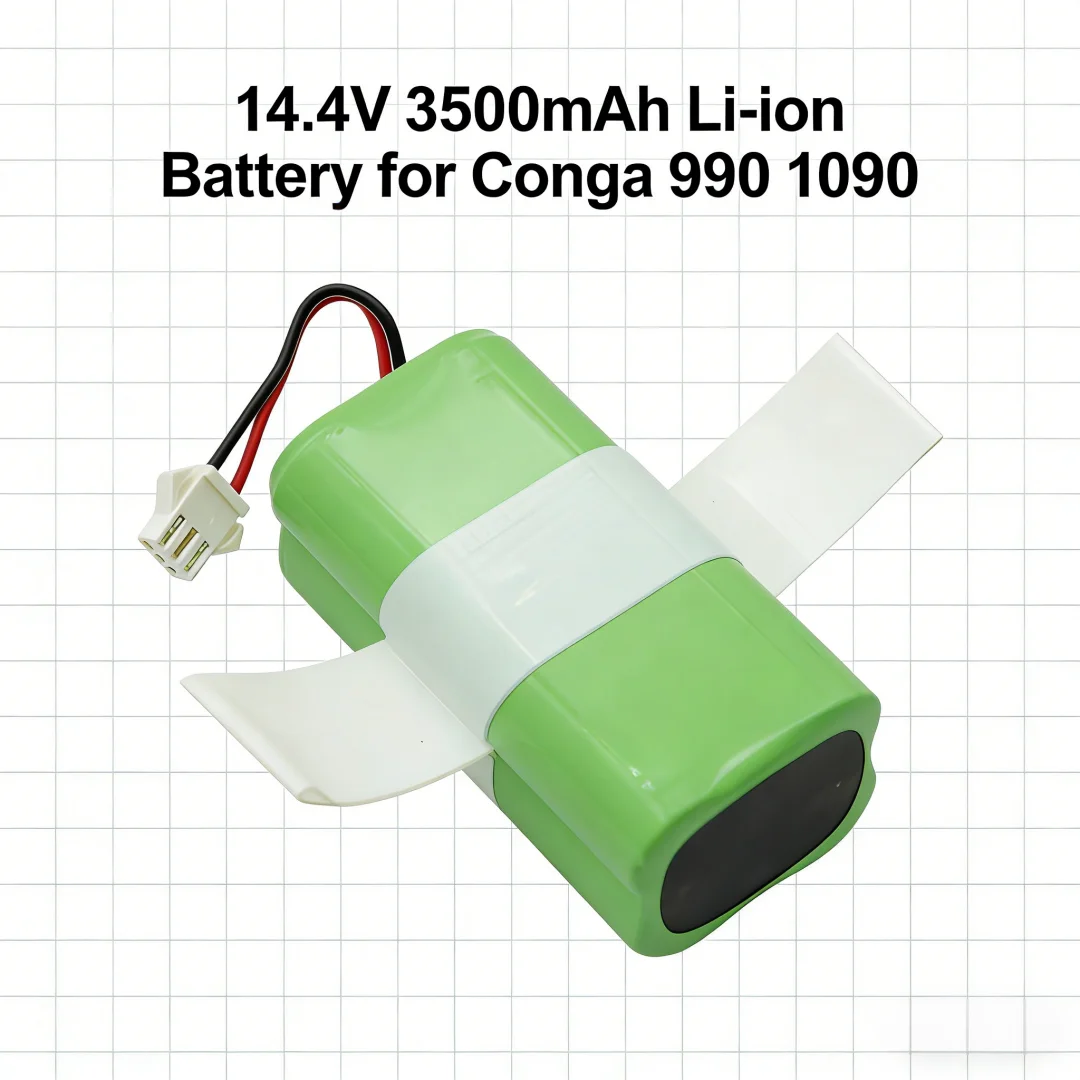 

14.4V 2800mAh Li-ion Battery for Conga 990 1090 Tesvor X500 Ecovacs Deebot N79S DN622 Eufy RoboVac 11S 30 Robot Vacuum