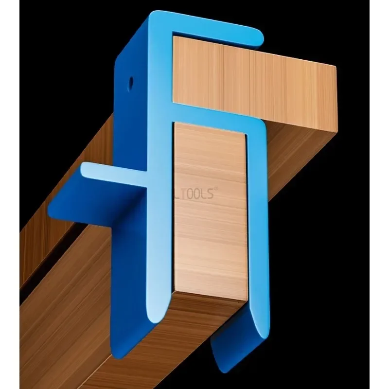 Carpintaria Roupeiro Fechando Board Clip, Jigs Fixação, Carpintaria Fixed Clamp Tool, Madeira Marcação Fixture, 16-18mm