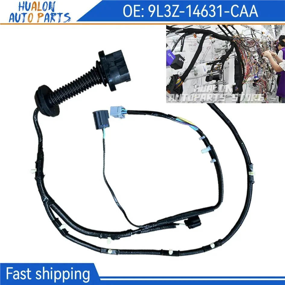 9L3Z14631CAA Driver Side LH Rear Door Jumper Wire Assembly fit for Ford F150  2009-2014  Crew Cab Replace# 9L3Z-14631-CAA