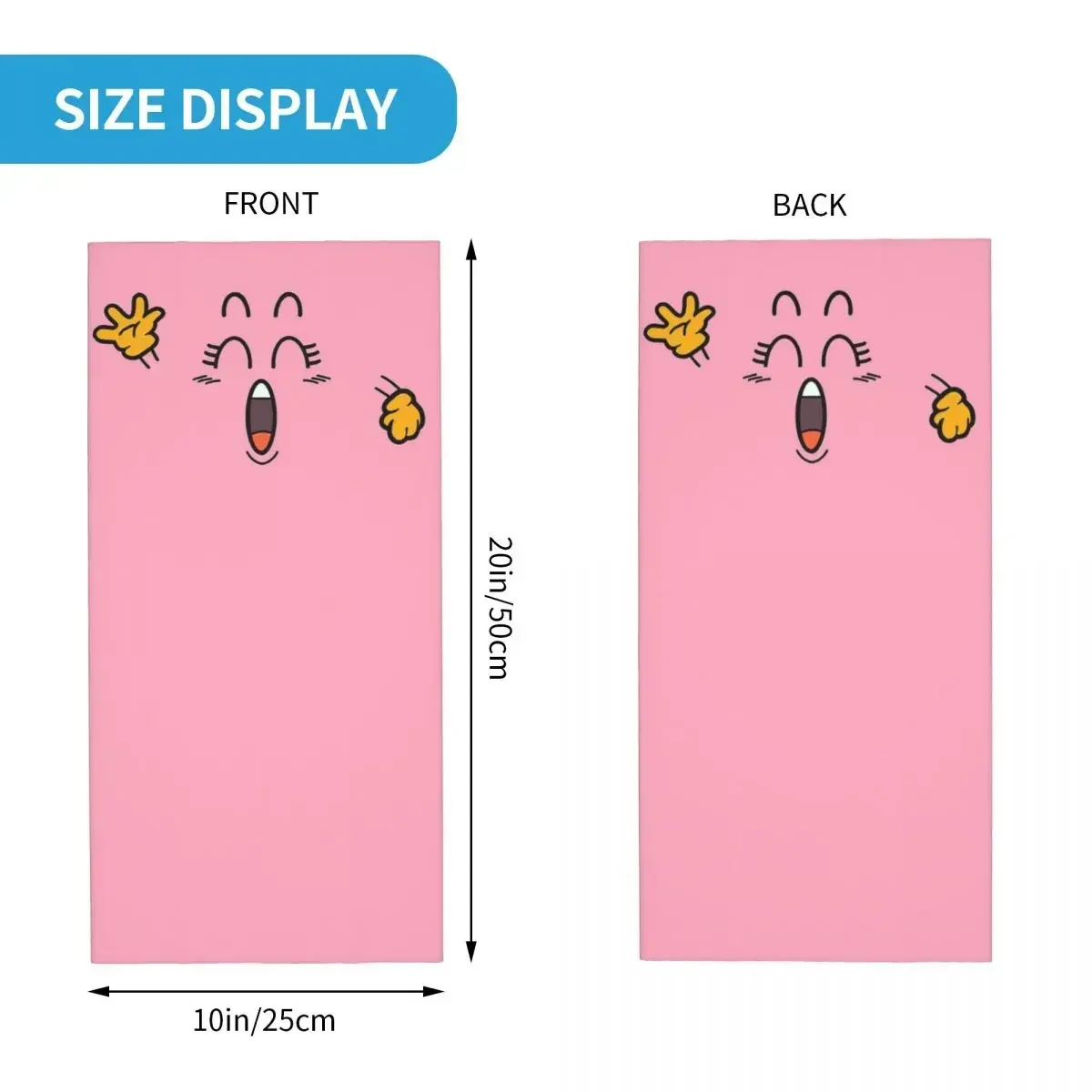 Dr Slump Arale's Pink Poop Bandana Neck Cover Printed Wrap Mask Scarf Cycling Scarf Hiking Fishing For Men Women Adult Windproof