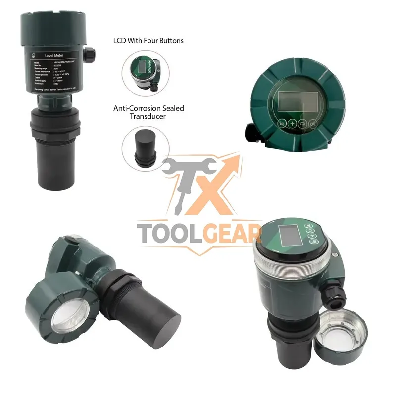 2026hotsale* 15m Measuring Range 4-20mA HART IP67 68 Ultrasonic Level Transmitter Sensor