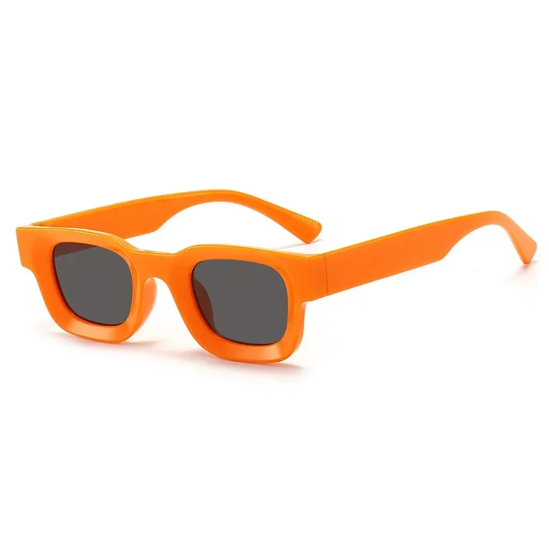 Fashion Travel UV400 Protection Sun Glasses Unisex Small Frame Concave Sunglasses Men Luxury Design Retro Hip-hop Punk Sunglass image 5