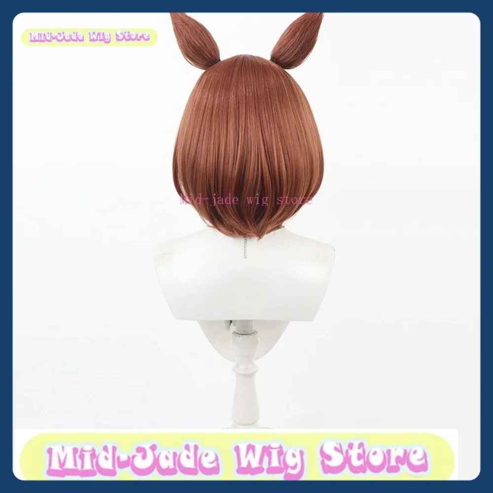 Mid-jade pruik Uma Musume Tsurumaru Tsuyoshi cosplay pruik Halloween cosplay herstelt anime karakter kostuums en rekwisieten