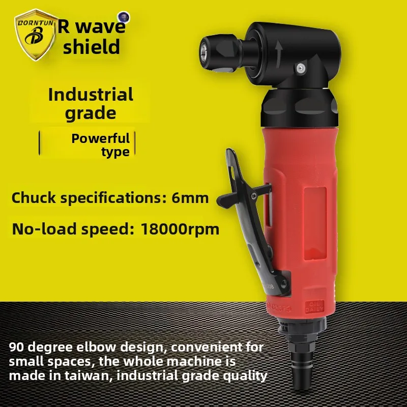 Wave Shield 90 Degree Pneumatic Engraving Grinder Elbow Grinder Right Angle Air Grinder Air Grinder Bd-1507