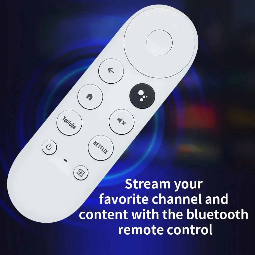 (Remote ONLY)G9N9N Replacement Voice Remote Control for Google Chromecast 4k Snow Streaming Media Player