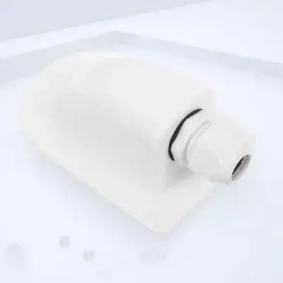 Solar Cable Entry Box Single Hole Waterproof Uv Resistant Rv Boat Camper Solar Panel Wiring Junction Box Outdoor Cable Pass