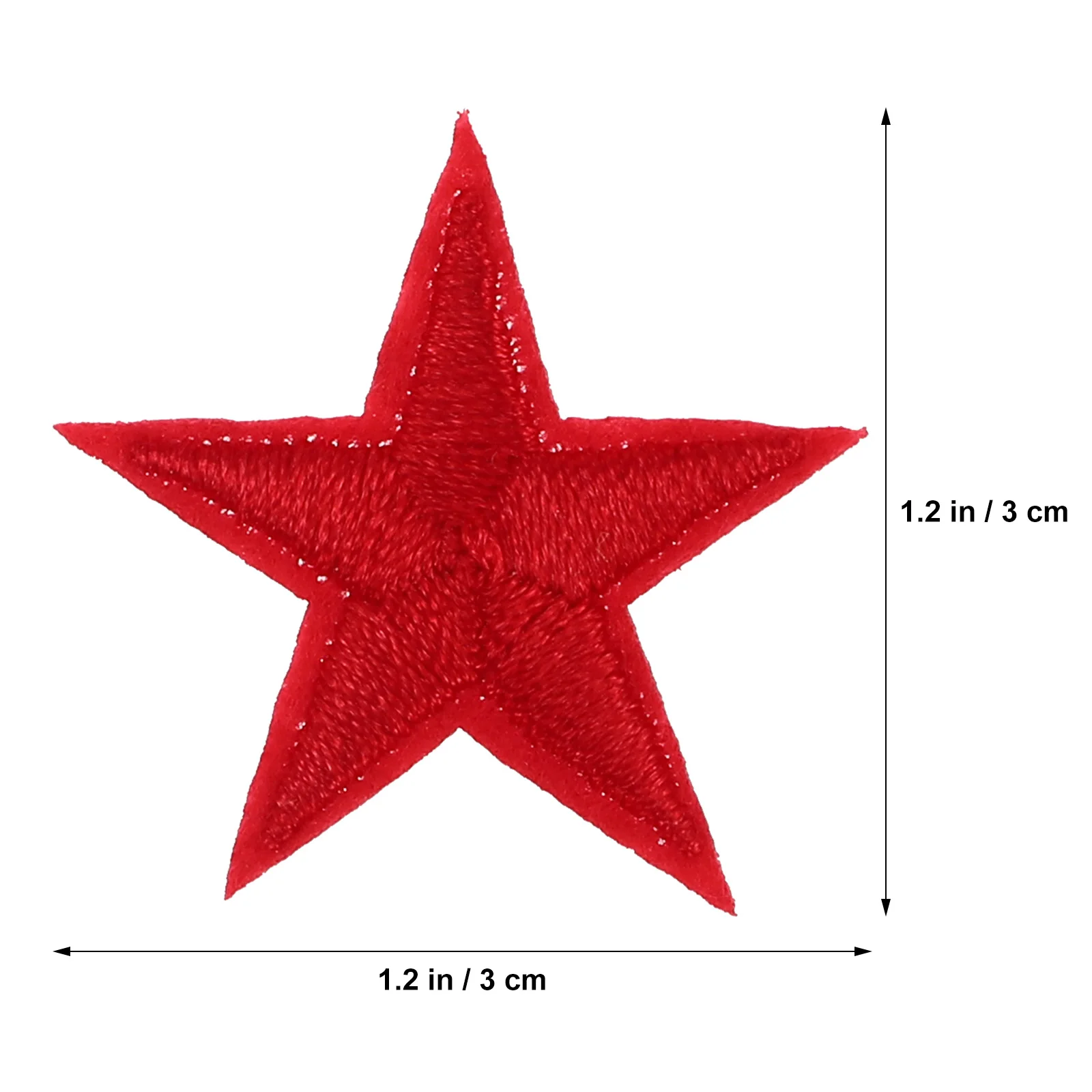 

Star Iron On Patches Appliques Unique Colors Hot Melt Adhesive Polyester Material DIY H Clothing Repairs Festival