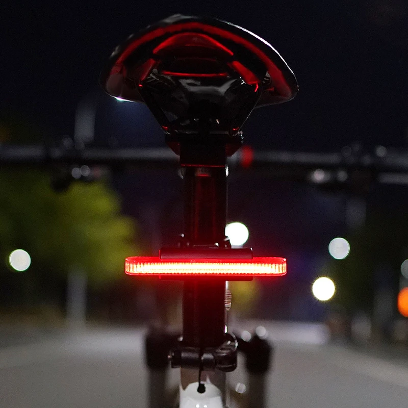 BUCKLOS Bike Taillights 4 Modes Bicycle Flashlight Bright Waterproof Road Mountain Bike Rear Light Cycling Safely Warning Lamp