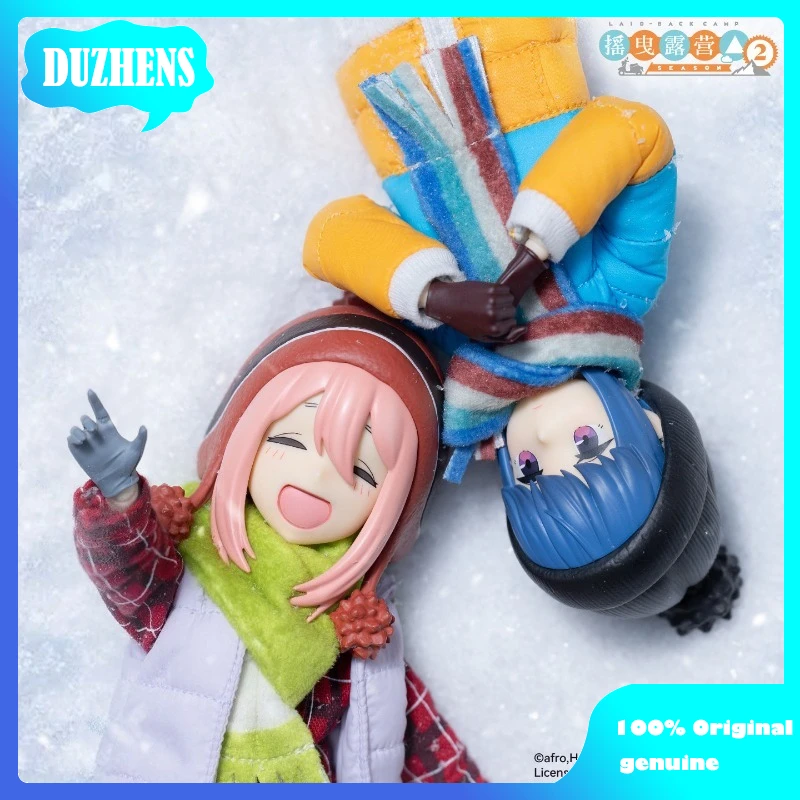 

LAID-BACK CAMP Kagamihara Nadeshiko Rin Shima Cloth-wearing captivating doll PVC Action Anime Model Toys Figure Collection Gift
