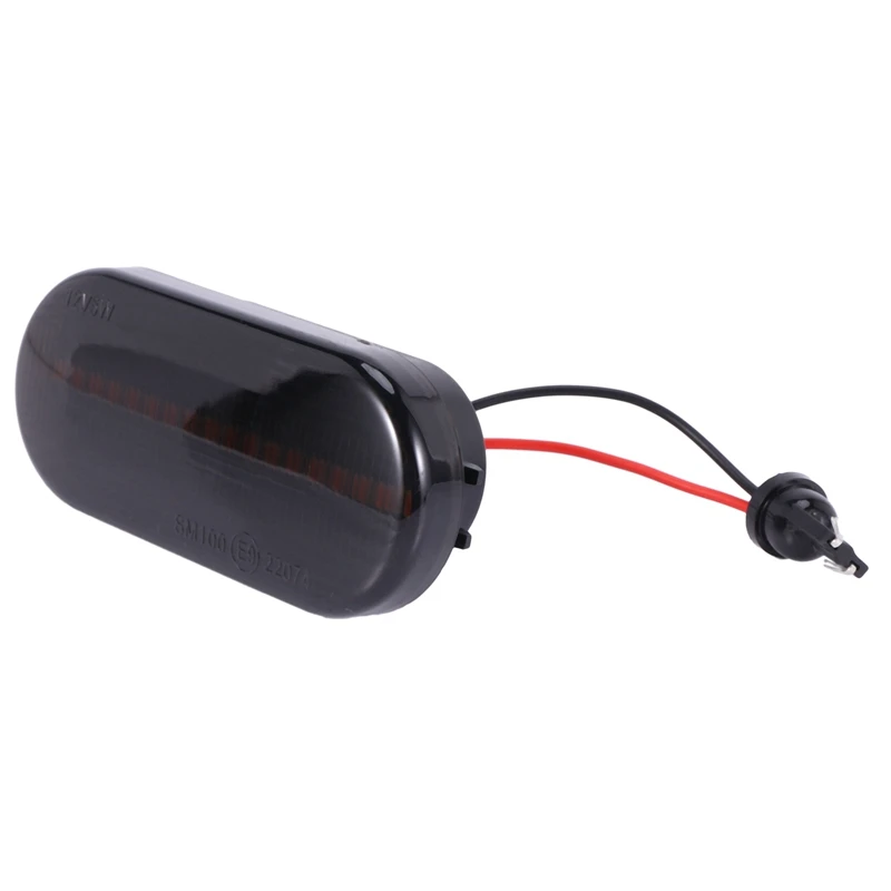 Car Dynamic Water Light Led Foliate Turn Signal for Volkswagen Bora Golf 3 4 Passat 3Bg Polo Sb6 Black view 5