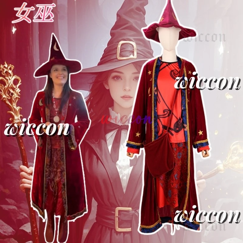 مارني بايبر تأثيري حلي الكرتون الخيال الكبار النساء فستان عباءة قبعة حقيبة هالوين كرنفال حفلة البدلة