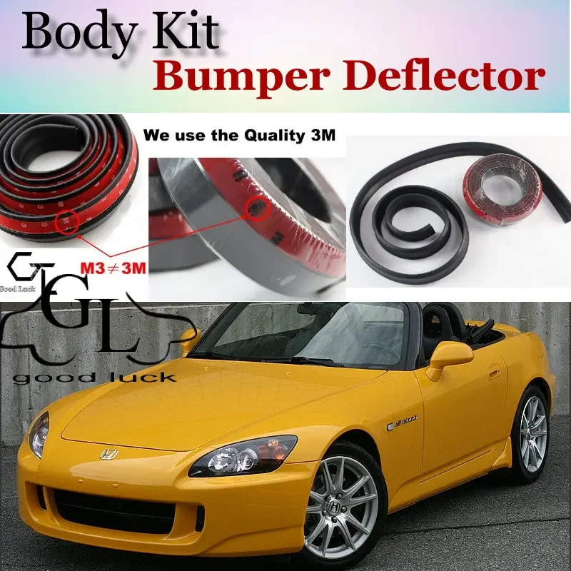 

For HONDA S2000 AP1 AP2 S 2000 Bumper Lip Lips / Car Lip Front Spoiler For Car Tuning / TOPGEAR Body Kit + Strip Skirt