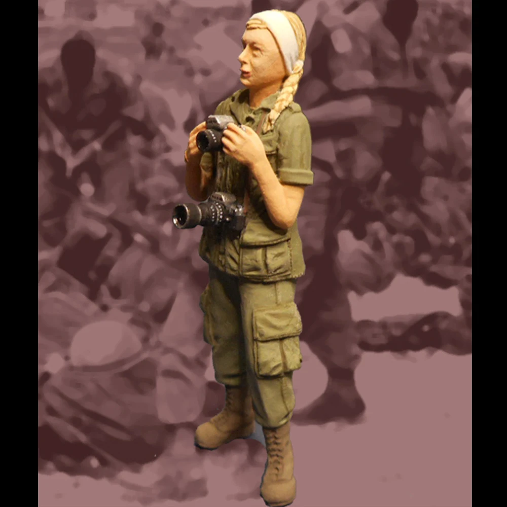 Reporter 1/35, correspondance de guerre, soldat modèle en résine, thèmes militaires, kit non assemblé et non peint