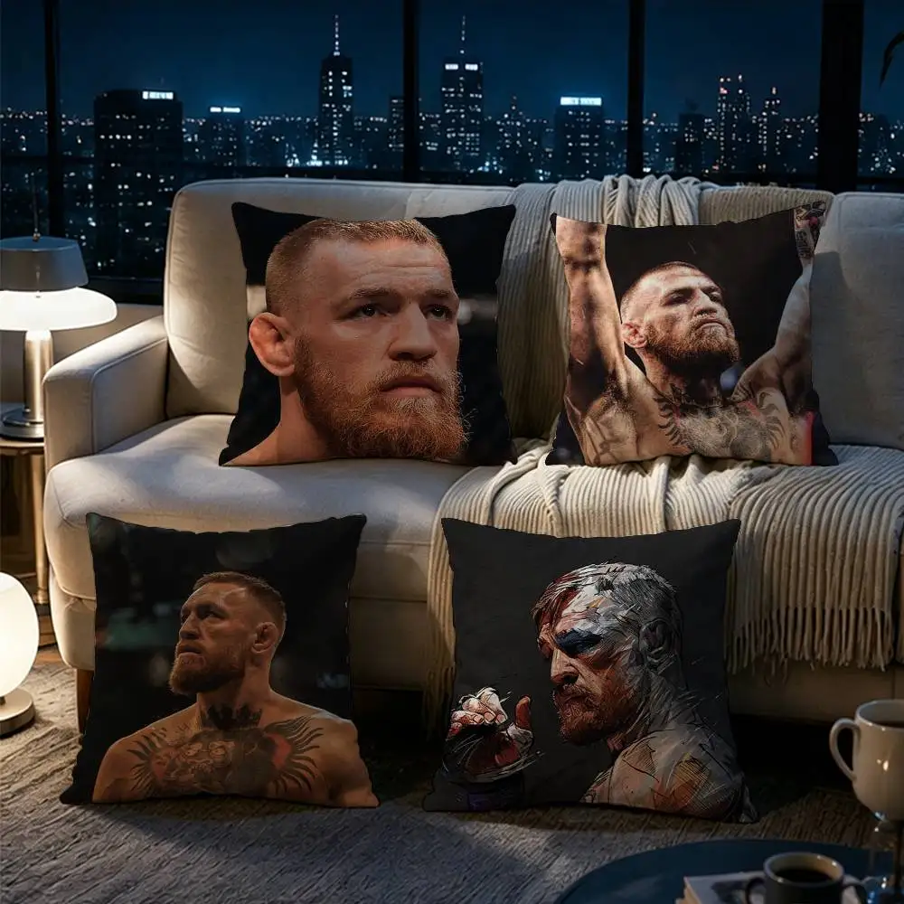 Conor McGregor Boxing Double-sided printed pillow cover Solid color minimalist pillowcase, fits all bedroom styles