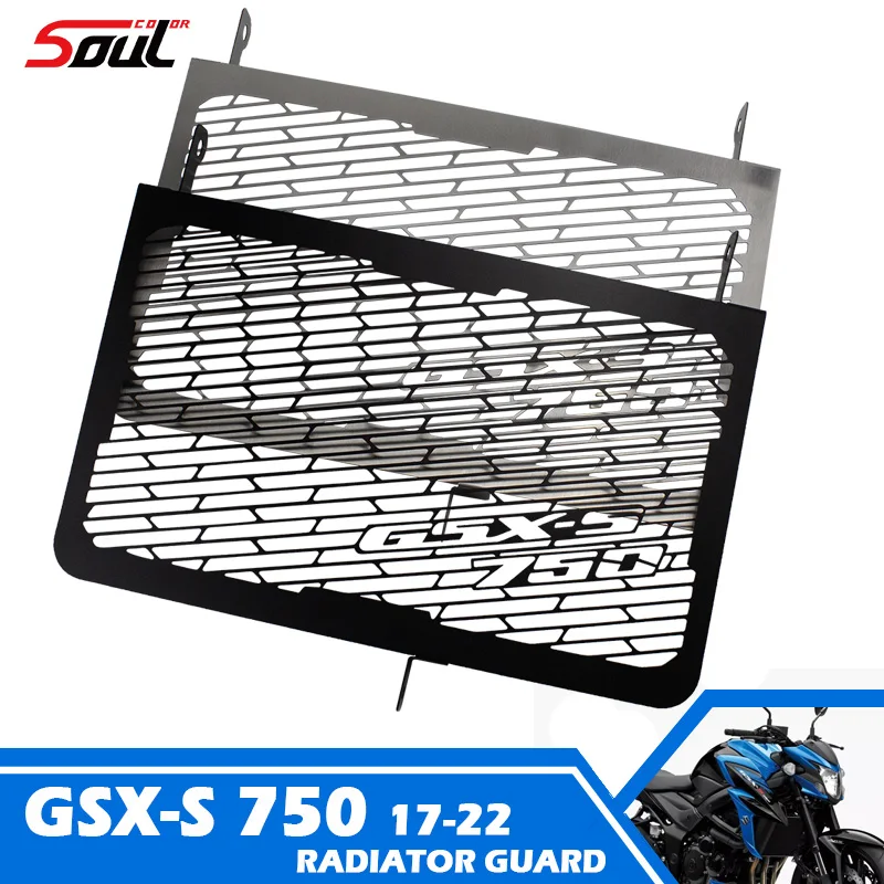 Stainless Steel Motorcycle Radiator Guard Radiator Grille Cover Fits For SUZUKI GSX-S 750 2017-2022 GSXS750 2018 2019 2020 2021