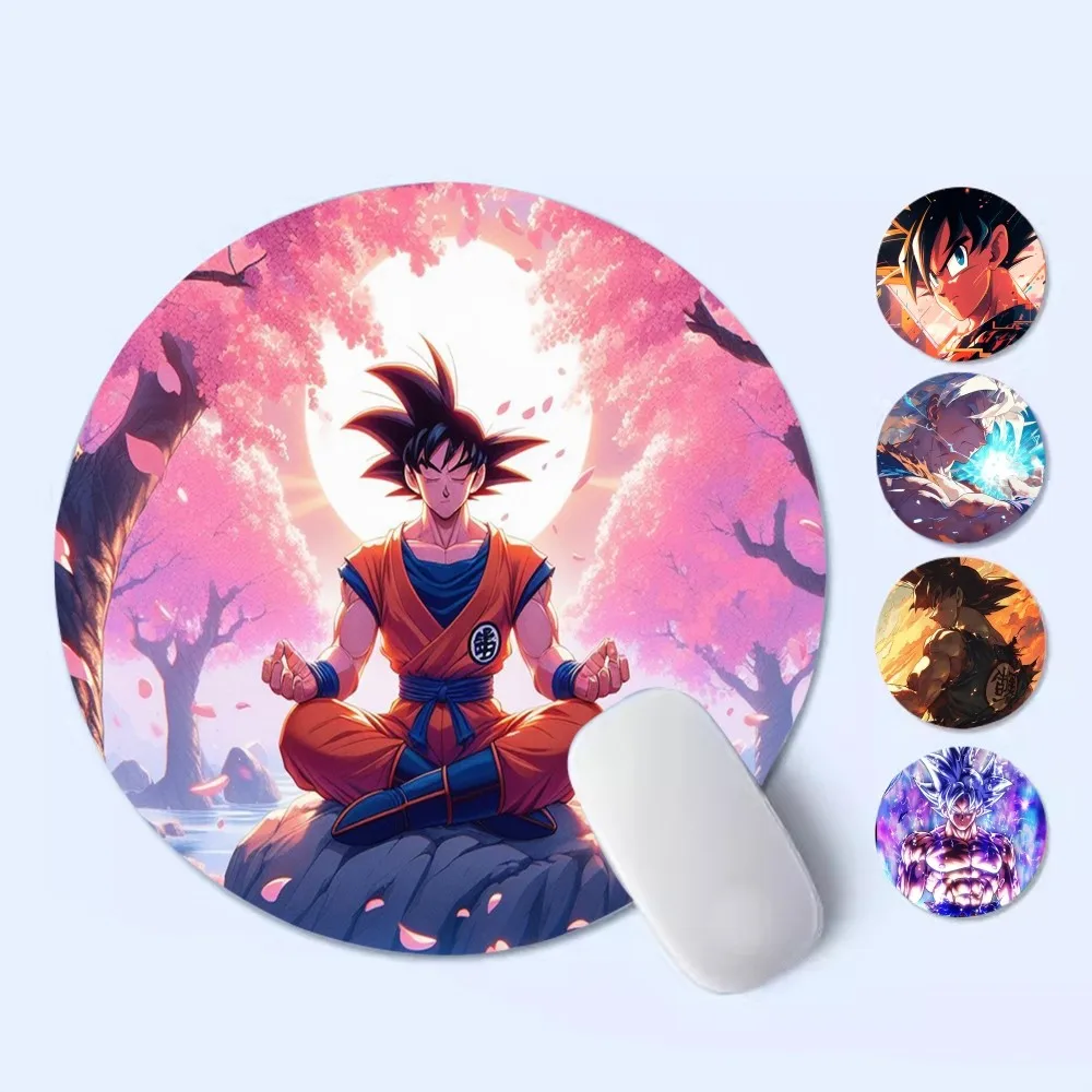 Anime-Dragon-Ball Non-slip Round Big Promotion Table Mat Student Mousepad Computer Keyboard Pad Games Pad For PC Gamer Mousemat