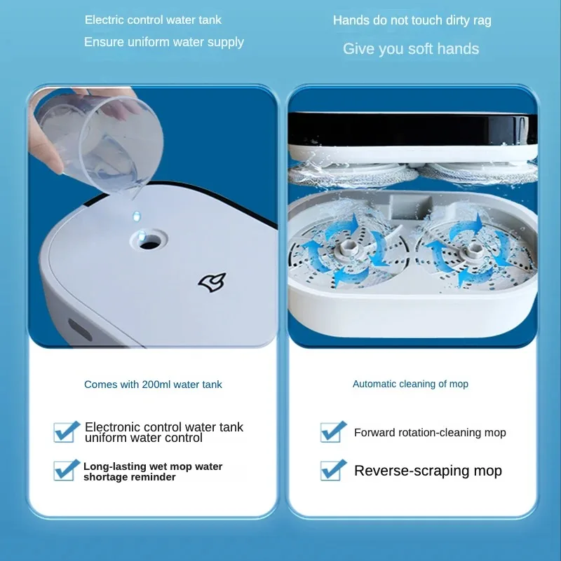 new Smart Mopping Robot Sweeping Robot Household Full Automatic Mopping Washing Dedusting Clean Mop Machine Robot Cleaner