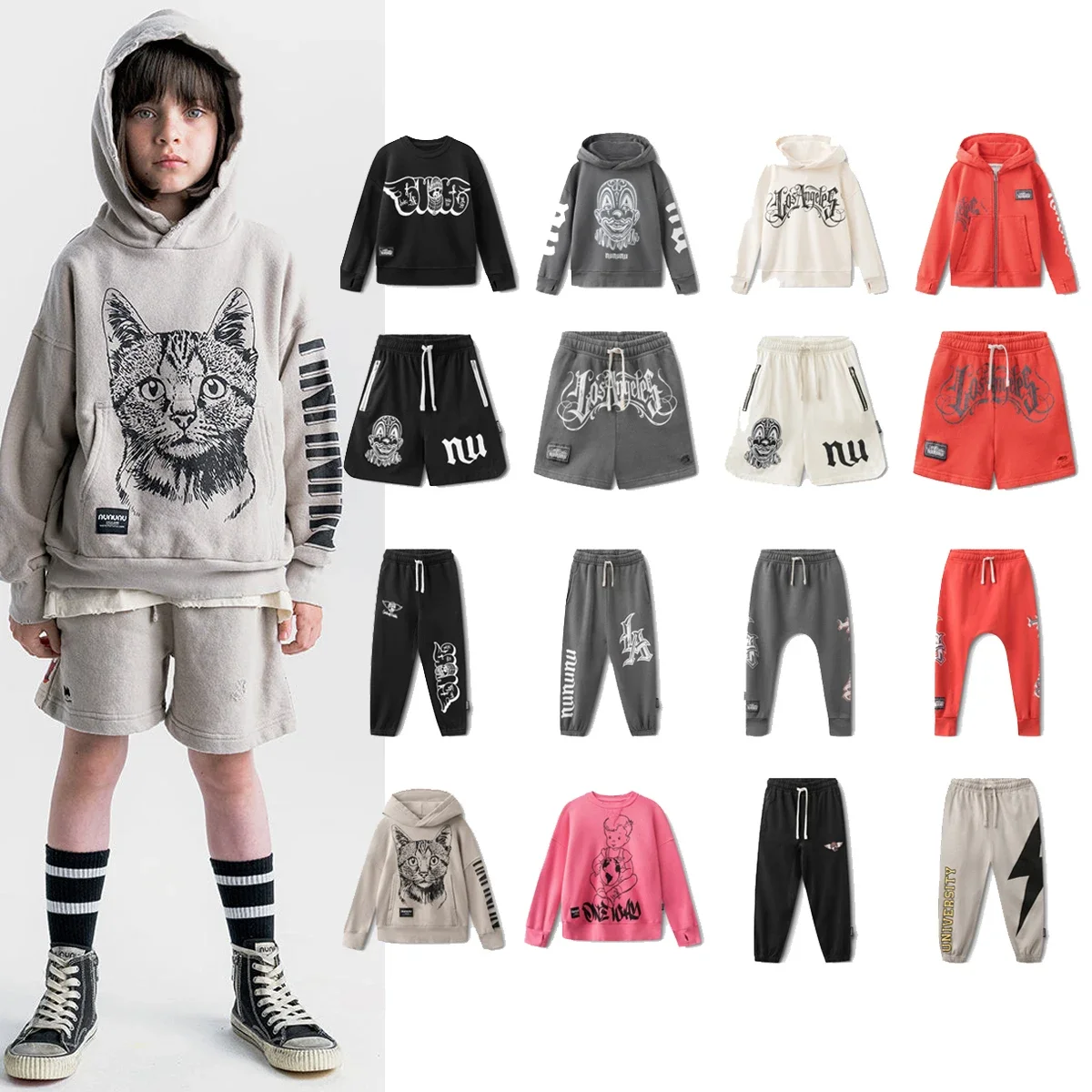 2024 Spring Boys Hoodies Sweater Girls Tshirts Kids Sweatshirts Baby Pants Set Child Girl Tops Children Baby Modern Clothes