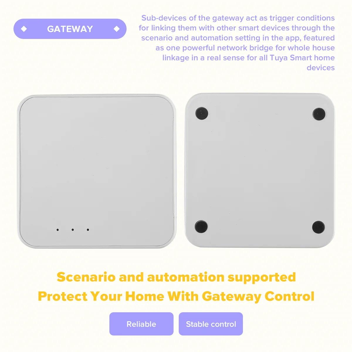 

Tuya Zigbee WiFi Bluetooth Smart Gateway Совместимый концентратор-мост Smart Life Управление через приложение для дома