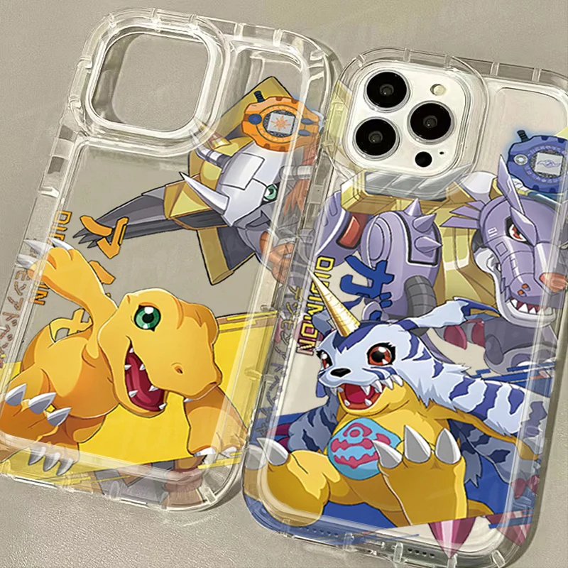 Cartoon Digimon Adventure Case for Huawei P30 P40 P50 P60 Pro Honor 100 90 80 70 60 50 X9 X9A X8 X5 Magic5 Magic 5 Clear Cover