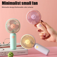New Summer Cute Cool Handheld Fan Mini Portable Desktop Small Electric Fan USB Rechargeable Cold Fan Air Coolers