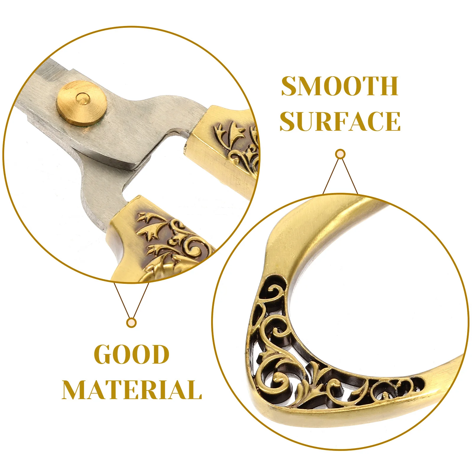 

Small Embroidery Scissors Stainless Steel Mini Sewing Shears For Craft Scrapbooking Thread Cutting Portable Diy Tool