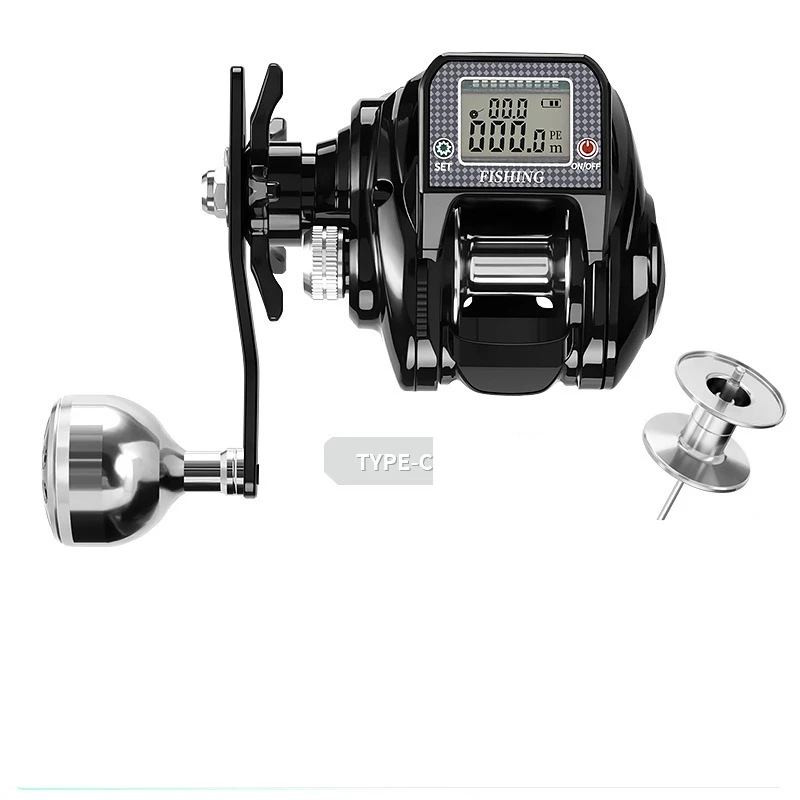 

New Digital Water Droplet Wheel Brake Force Illuminated Countable Fishing Boat Magnetic Wheel Bridge Fishing Rod Lure Wheel