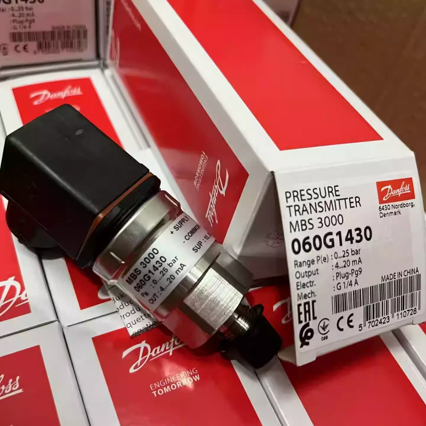 Danfoss pressure sensor MBS3000 060G1125 1133 6467 1121 1113 transmitter