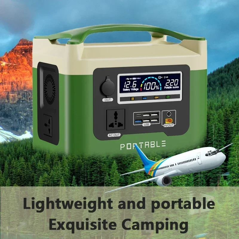 1500W portable power station camping power station power outage batteries 파워뱅크 power supplyfor Outdoor Blackout 배터리 캠핑 Camping