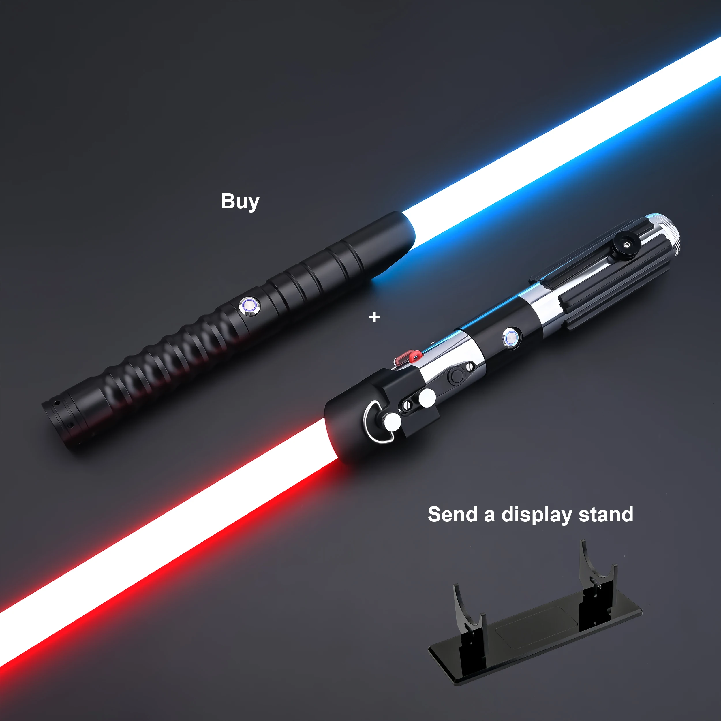 

TXQSABER Lightsaber Vader SE and E01-A Pixel SDRGB Lasersword Heavy Dueling Smooth Swing Blaster FOC Metal Hilt Laser Sword Toys