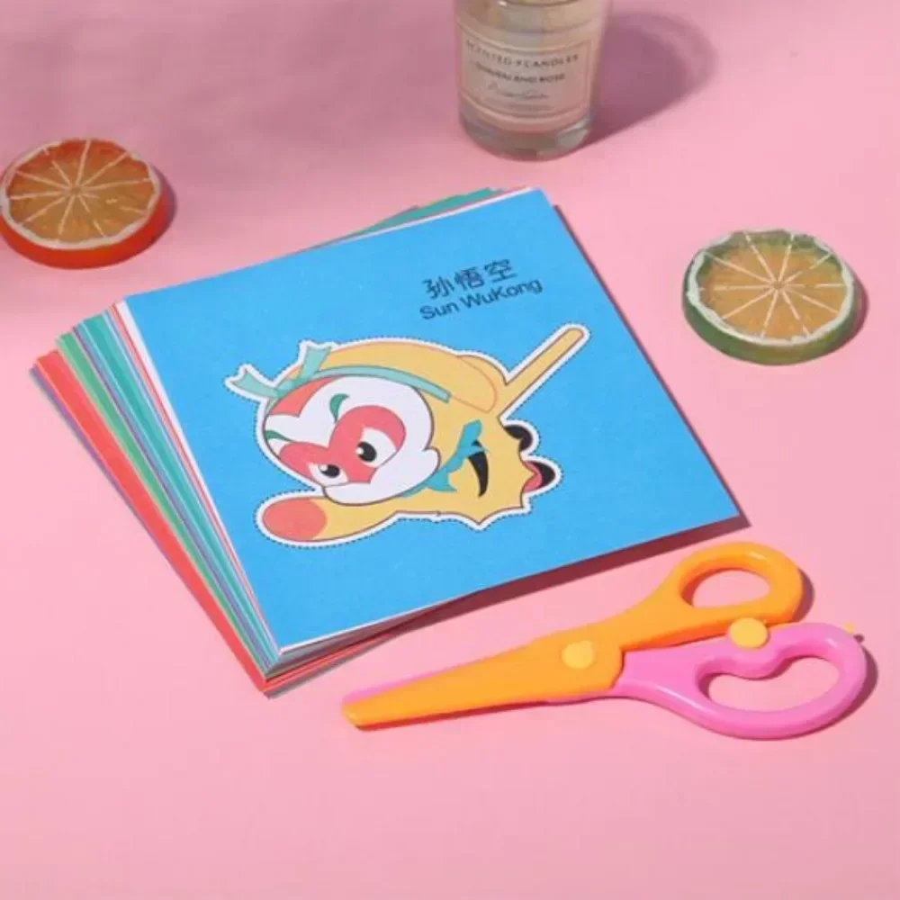 Livre découpé en papier fait à la main pour enfants, 48 pièces, jouets artisanaux, cadeaux pour enfants, artisanat, dessin animé, Scrapbooking, jouets en papier pour enfants, jouet d'apprentissage