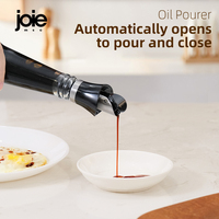 Joie Gravity Oil Pourer Olive Oil Stopper Cap Dispenser Spout Sauce Vinegar Auto Open Pourer Nozzle Wine Liquor Bottle Plug