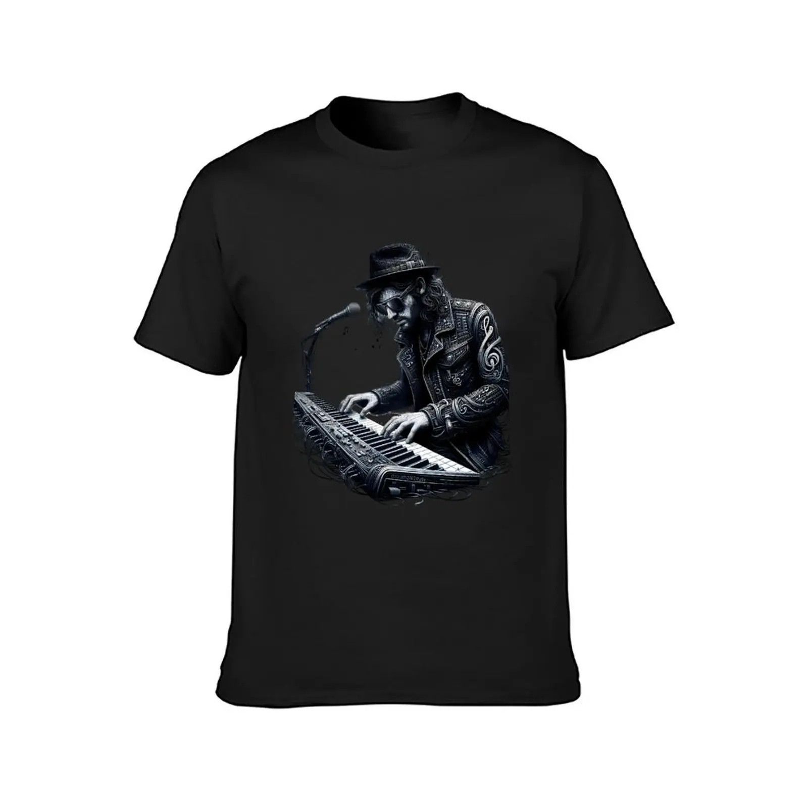 Keyboard player T-Shirt animal prinfor boys sweat boys animal print customs design your own big and tall t shirts for men